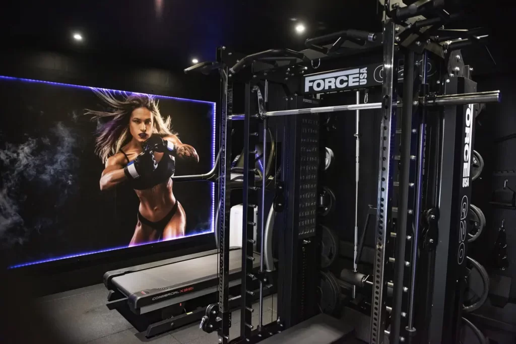 Private personal training gym in Bromley with strength equipment and functional training setup